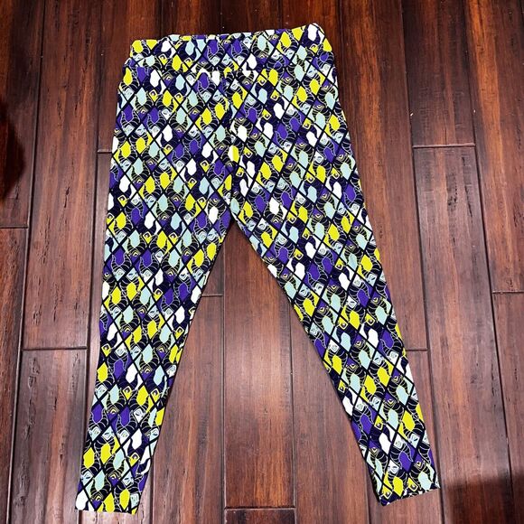 Lularoe Disney Evil Queen Maleficent Leggings Size TC2 - Picture 1 of 4